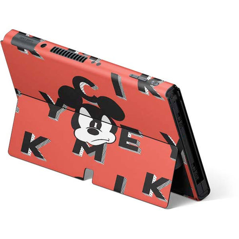 Disney Mickey Mouse Grumpy Face Nintendo Switch OLED (2021) Skin